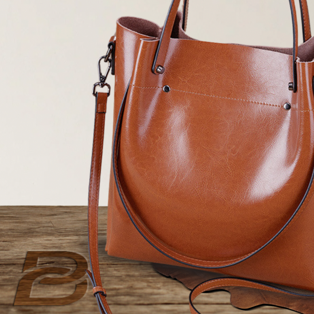 BERK | Elegante bolso cruzado de piel auténtica