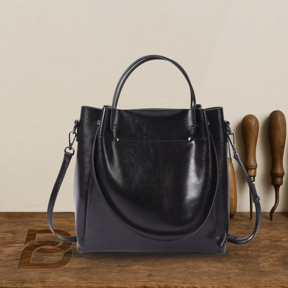 BERK | Elegante bolso cruzado de piel auténtica