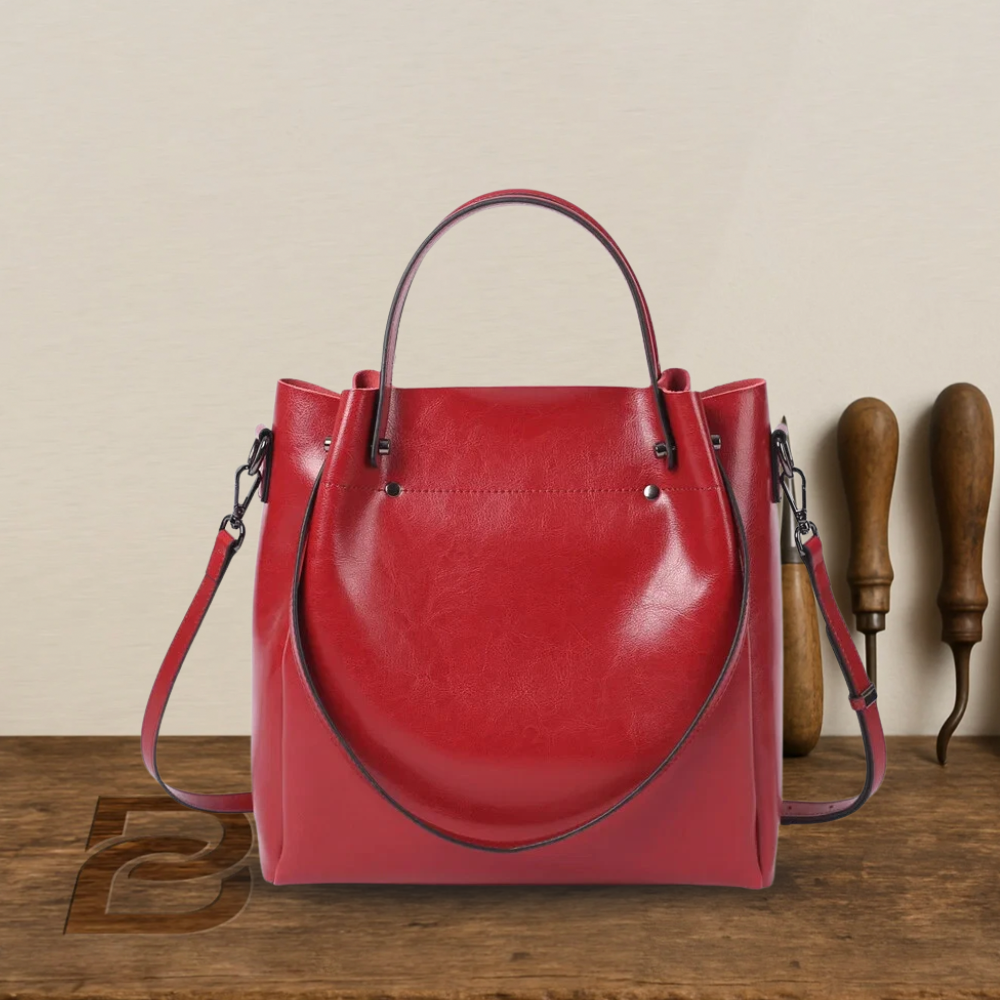 BERK | Elegante bolso cruzado de piel auténtica