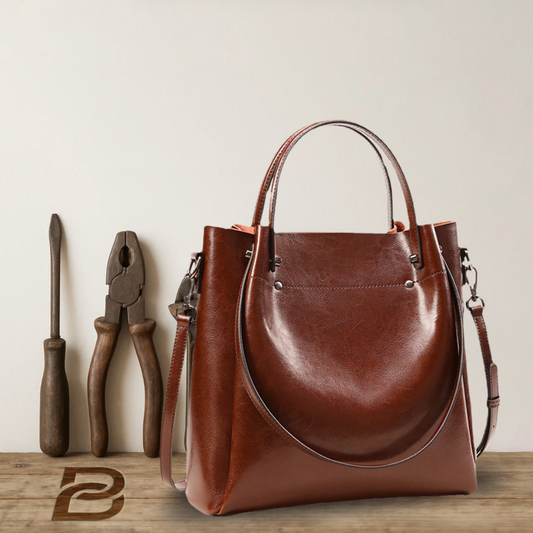 BERK | Elegante bolso cruzado de piel auténtica